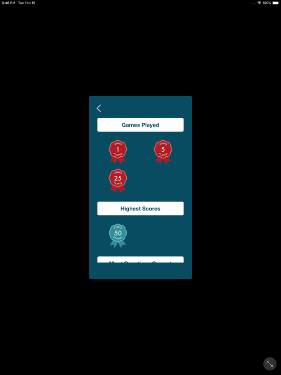 Trivium: Trivia For All iPad screenshot