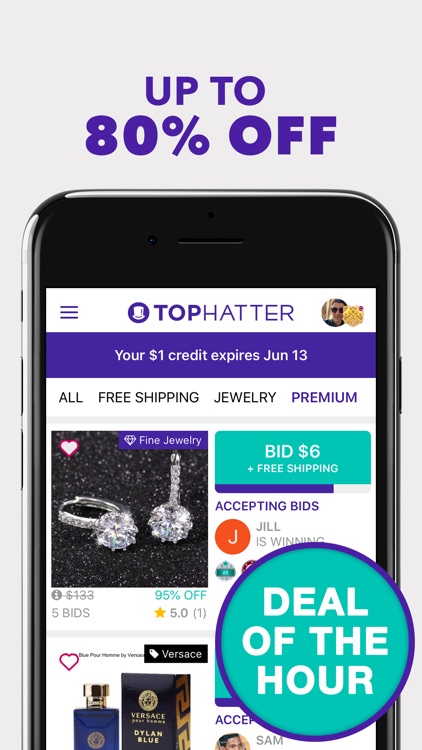 Tophatter: Win Fun Discounts screenshot-3