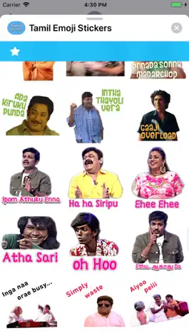 Game screenshot Tamil Emoji Stickers apk