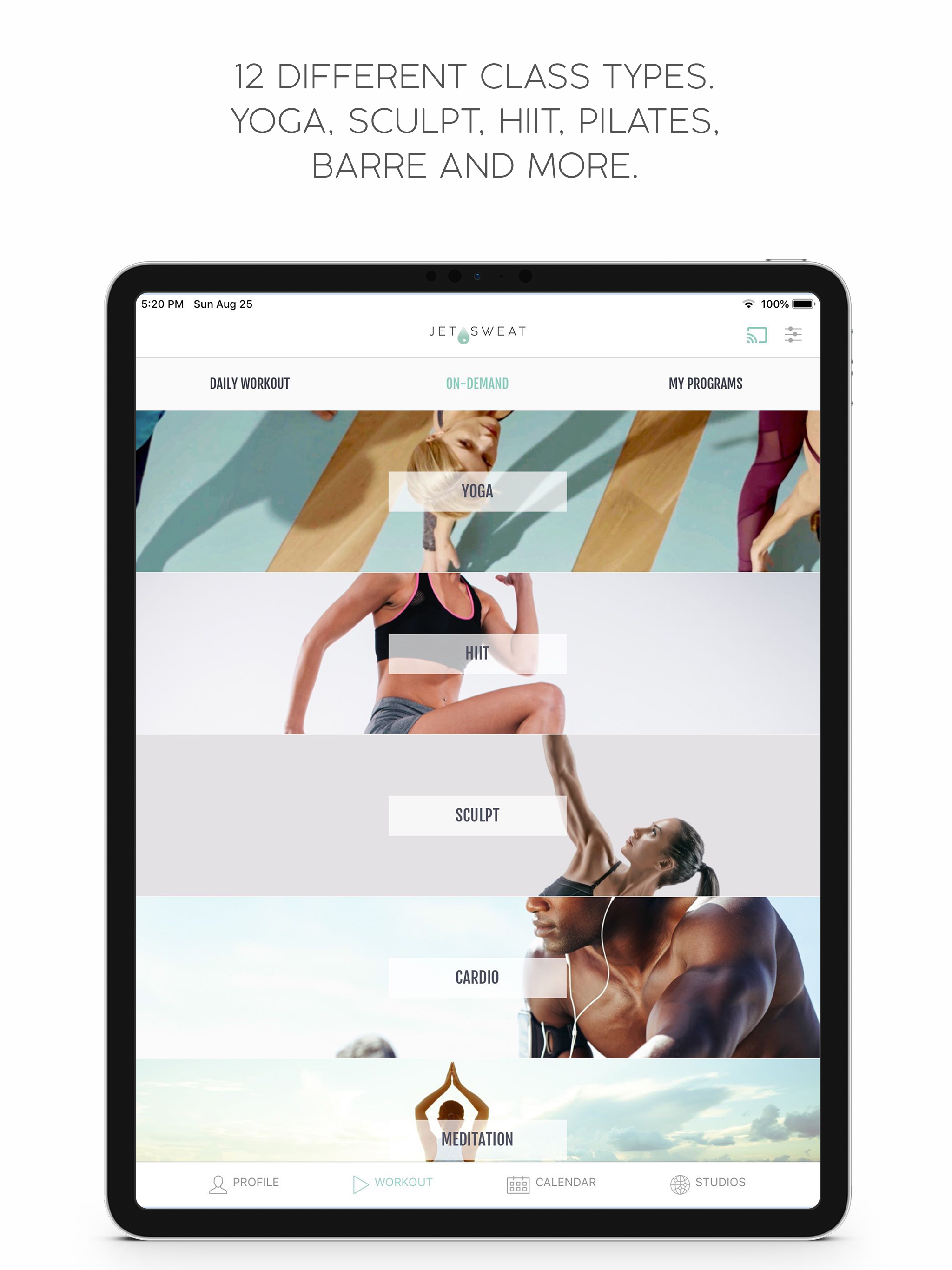 JETSWEAT: #1 Studio Class App screenshot 10
