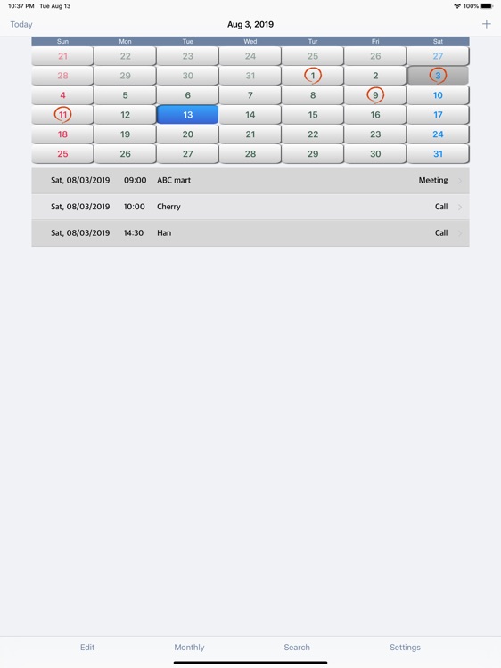 Ace Schedule Pro "for iPad"