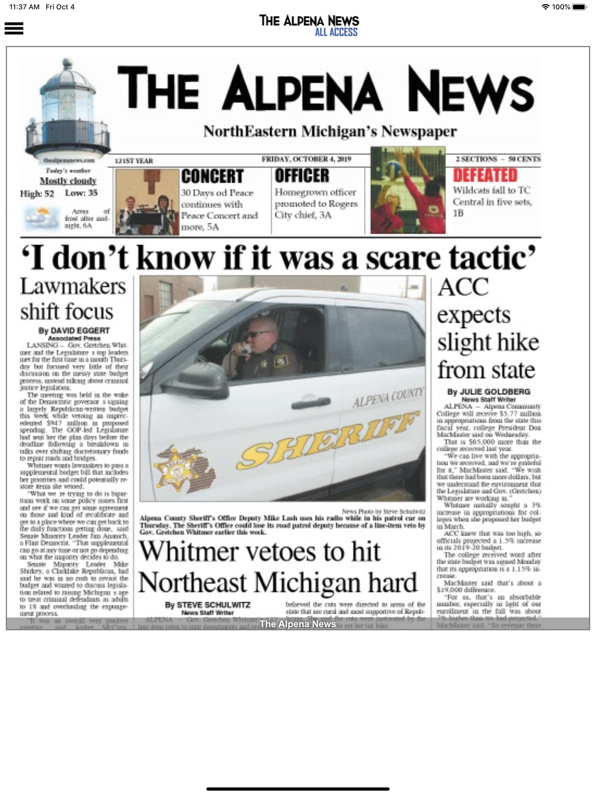 The Alpena News All Access