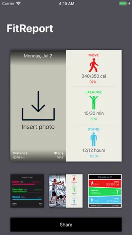 Game screenshot FitReport apk