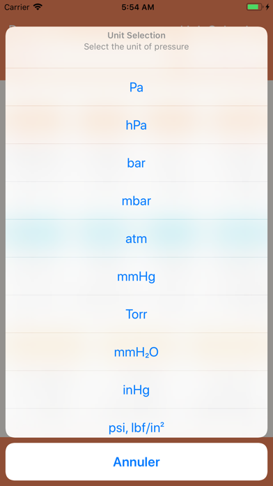 Screenshot #3 pour Pressure Units Converter