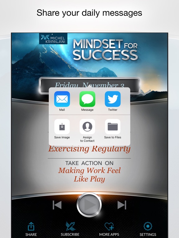 Mindset for Success iPad screenshot 3 - Health & Fitness app