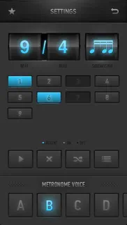metronome Ϟ iphone screenshot 2