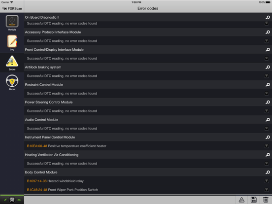 Screenshot #5 pour FORScan Viewer for Ford, Mazda