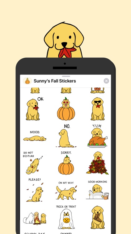 Sunny's Fall Stickers screenshot-3