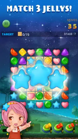 Game screenshot Jelly Star Night - Match 3 mod apk