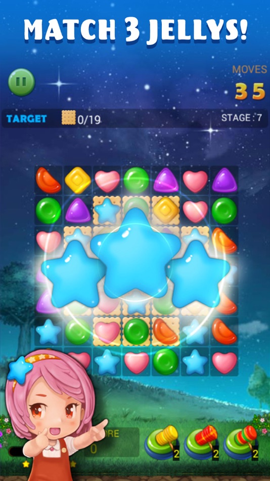 Jelly Star Night - Match 3 - 1.0.16 - (iOS)