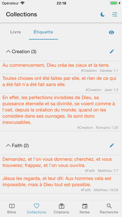 Screenshot #3 pour Sainte Bible facile à lire