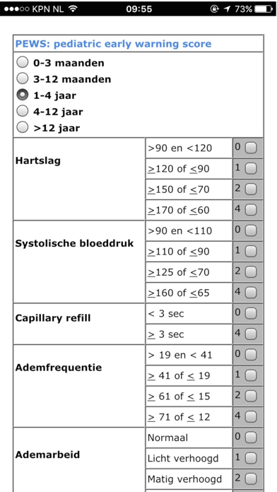 Screenshot #2 pour Scores kindergeneeskunde