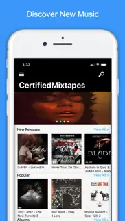 certified mixtapes & music iphone screenshot 2