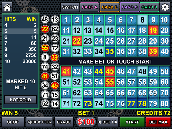 Screenshot #6 pour Keno - Multi Card keno games