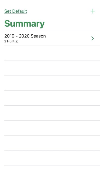 Hunt History Tracker