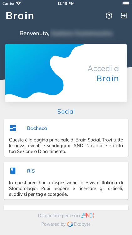 Brain - Portale Soci ANDI