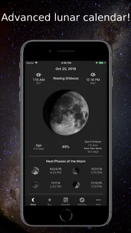 Game screenshot Moon Phase Calendar & Compass mod apk