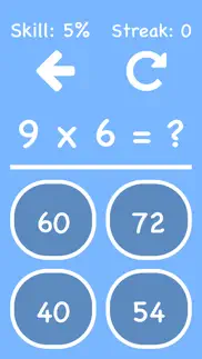 cool times tables flash cards iphone screenshot 2