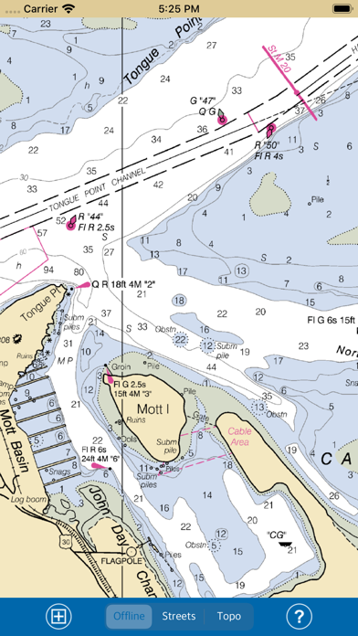 Screenshot #1 pour Oregon – Marine Map Boating