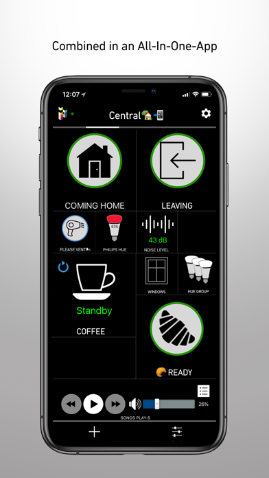 iHaus Smart Living App Screenshot