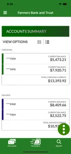 Farmers Bank and Trust App screenshot #2 for iPhone