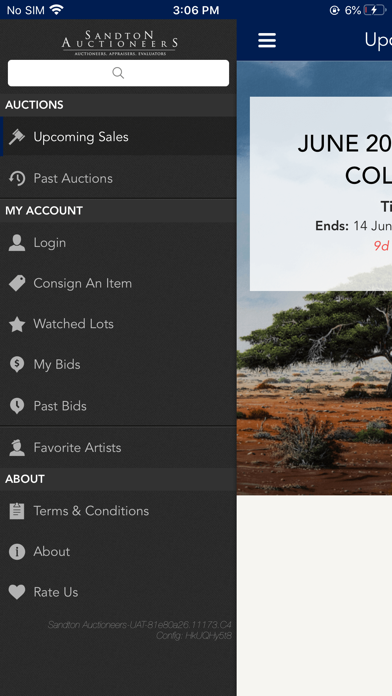 Sandton Auctioneers Screenshot