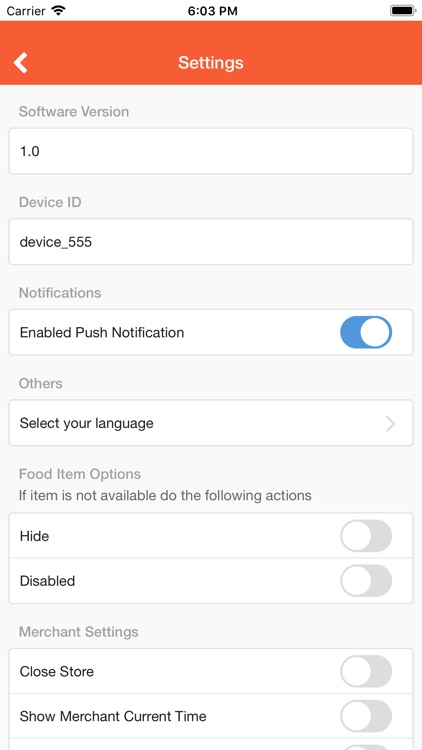 Palpedido Merchant App