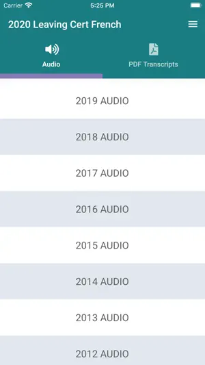 LC French Aural Exam Audio screenshot 1