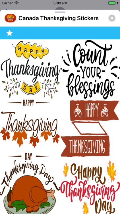 Canada Thanksgiving Stickers screenshot-0