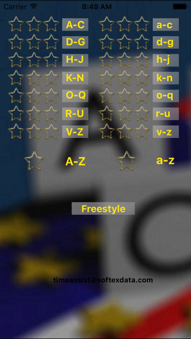 Screenshot #1 pour American Alphabet Lite