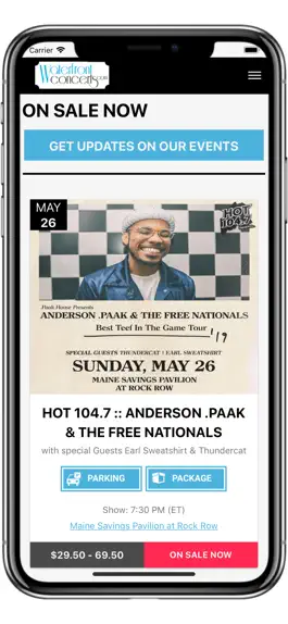 Game screenshot Waterfront Concerts apk