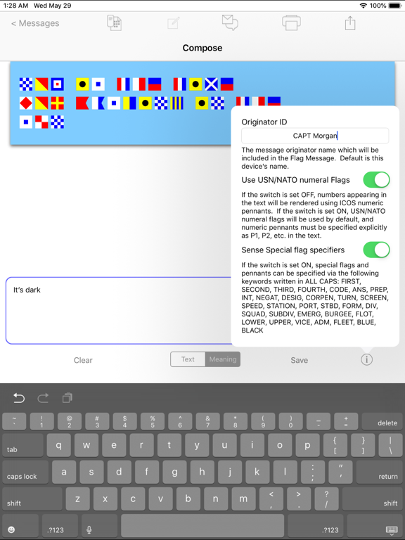 Screenshot #5 pour Signal Flags Communicator