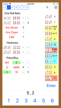 Push The Button! -Craps Helper screenshot 2