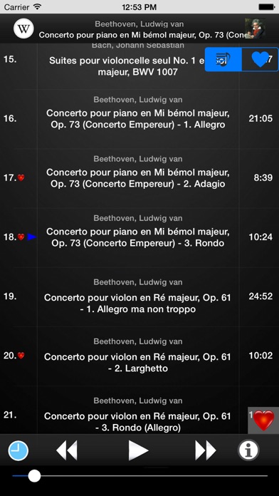 Screenshot #1 pour Collection Musique Classique 2