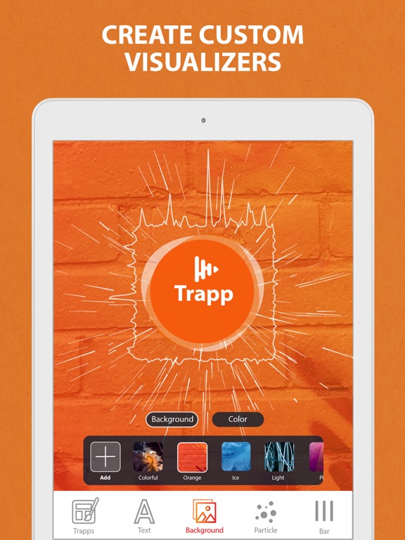 Trapp - Music Visualizer iPad screenshot 4 - Music app