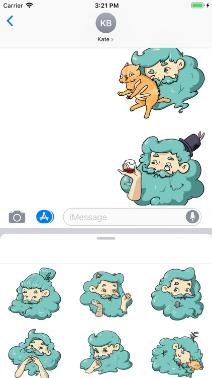 Cute Grandpa Sticker Pack