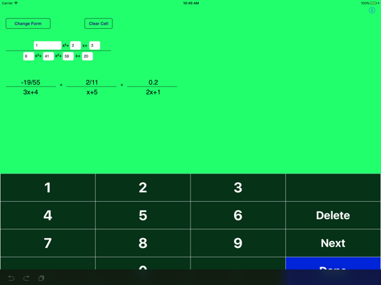 Screenshot #6 pour Partial Fractions
