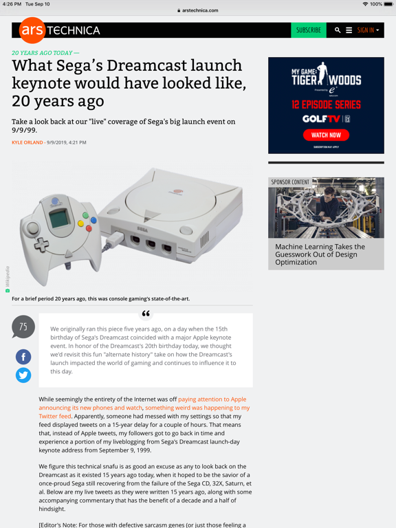 Heartfeed RSS Reader iPad screenshot 4 - News app