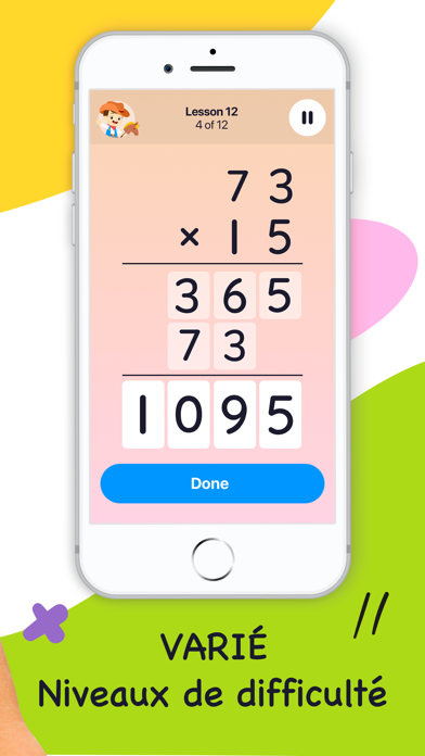 Screenshot #2 pour Jeux de maths: Math Club