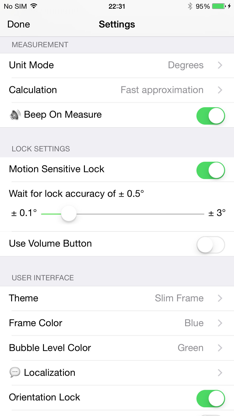 Bubble level and Clinometer screenshot 4