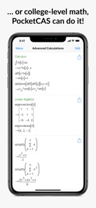 Mathematics with PocketCAS Pro screenshot #3 for iPhone