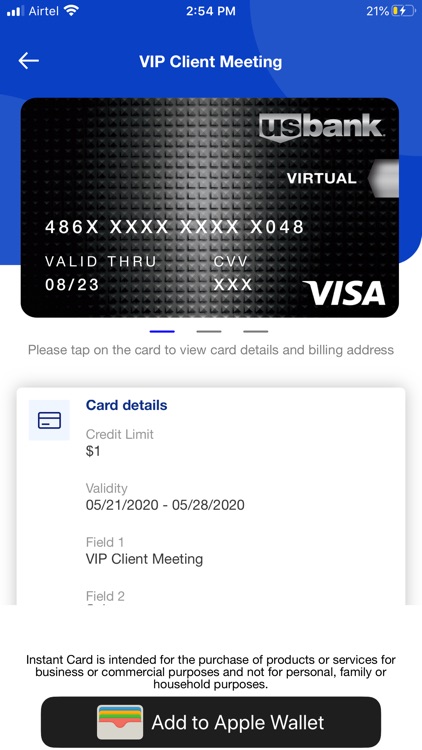 U.S. Bank Instant Card™ screenshot-4