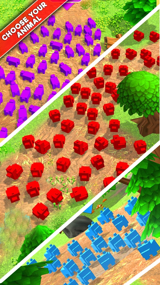 #5. Escaping Crowd City - Run Rush (iOS) Podle: oleg calugher