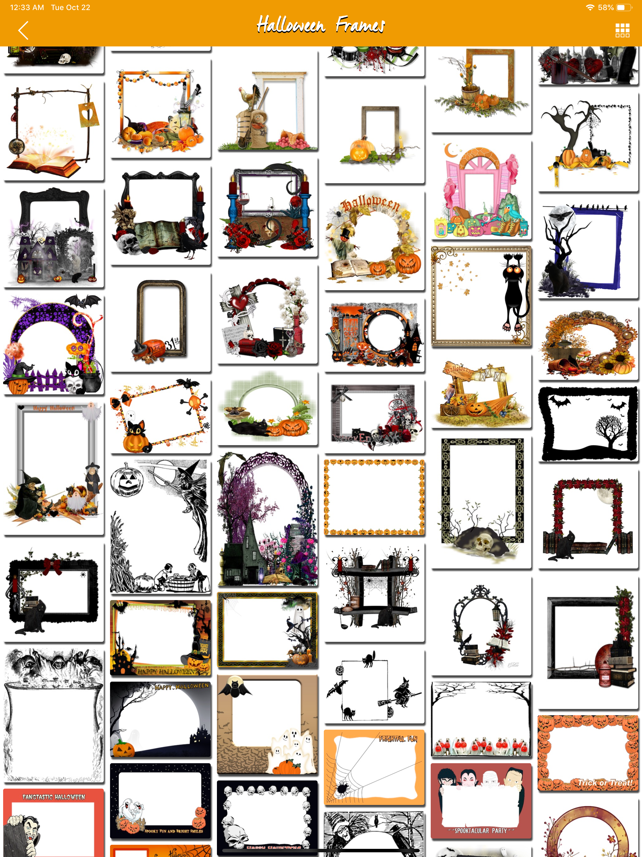 Autumn & Halloween Pic Frames screenshot 14