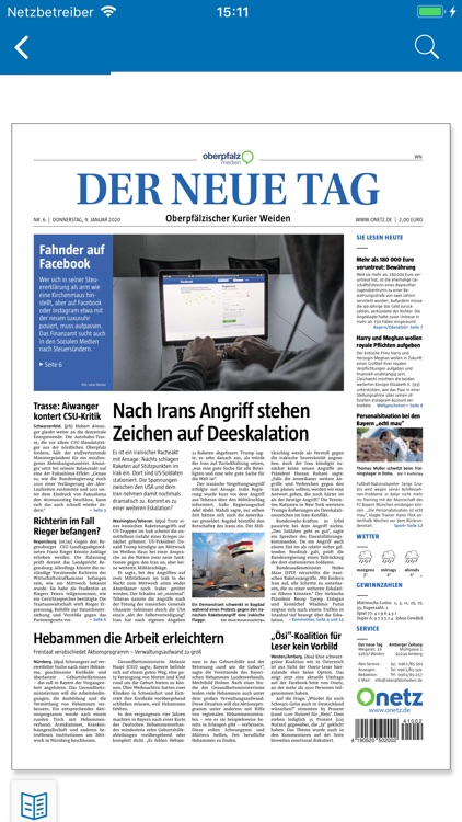 Oberpfalz Medien E-Paper