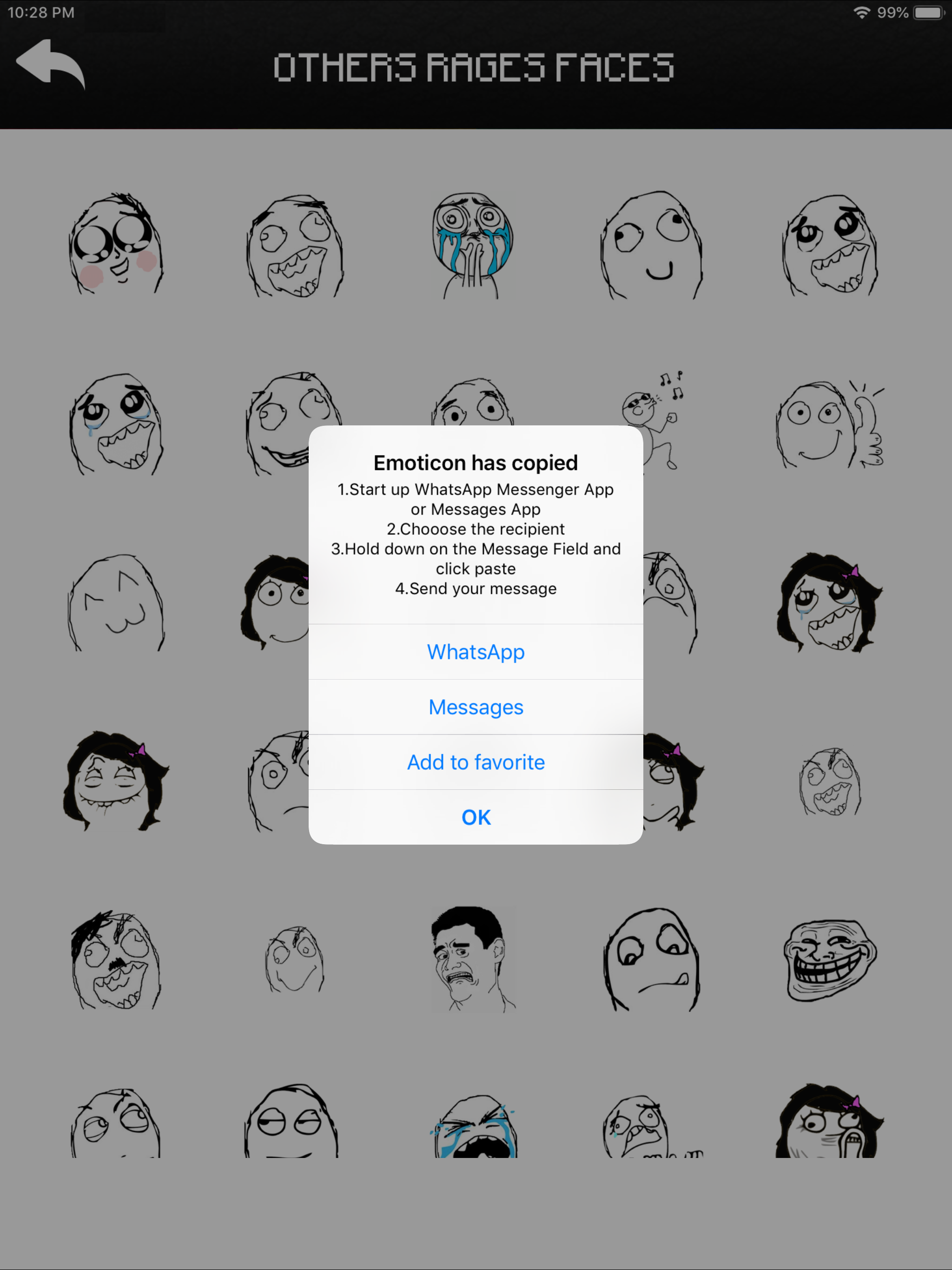 Funny Rages Faces - Stickers