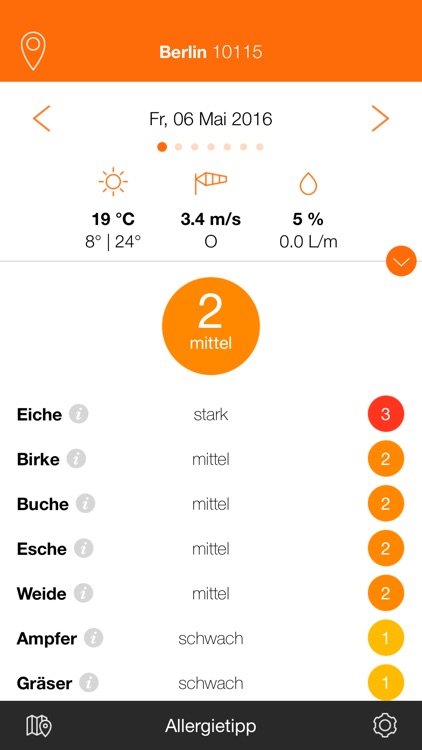ratiopharm Pollen-Radar