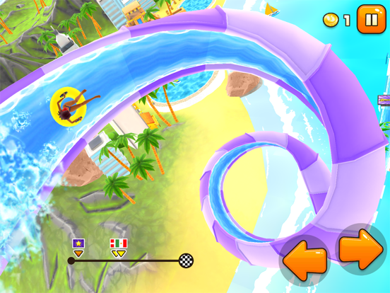 Uphill Rush Water Park Racing iPad app afbeelding 4