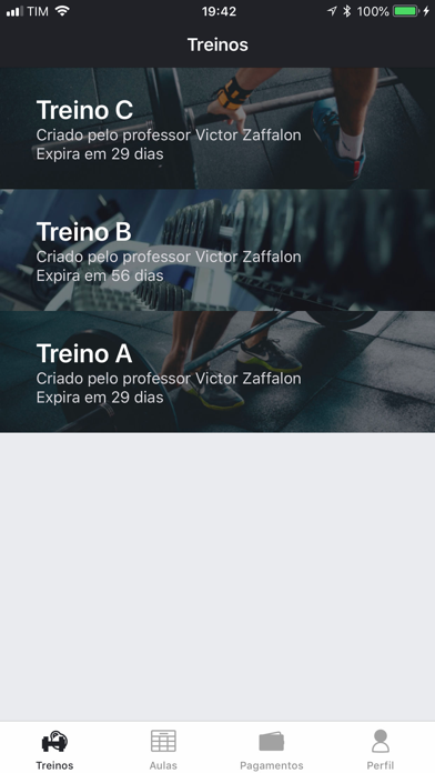 Treino e Saúde - Sua academia Screenshot