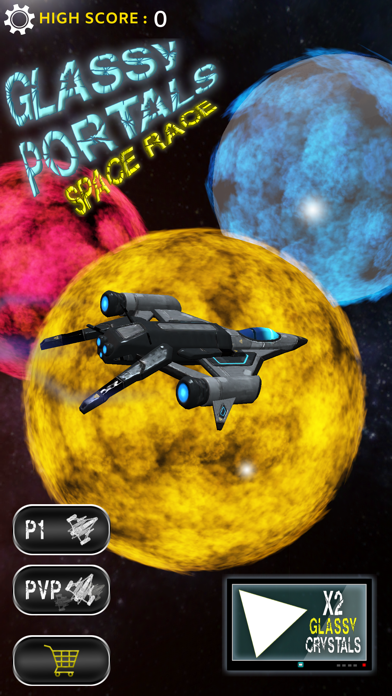 Screenshot #2 pour Glassy Portals: Space Race